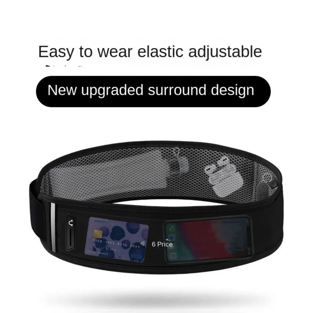 Riñonera ligera para correr a la moda, riñonera deportiva transpirable oculta, riñonera impermeable, accesorios para correr - imagen 2