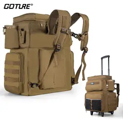 Goture bolsa de pesca con compartimento refrigerante y portacañas para salpiques