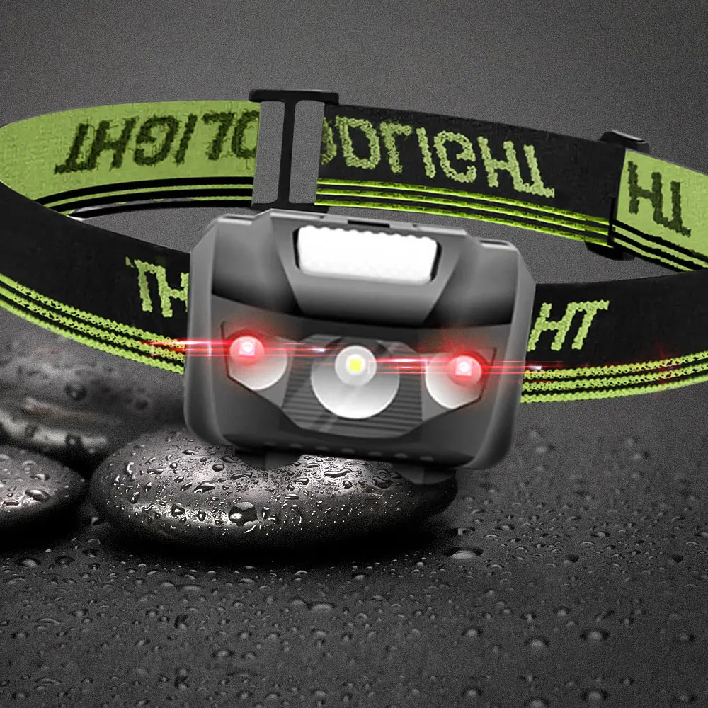 Frontal LED de Pesca – 600 Lm, 4 Modos, Luz Roja y Blanca, Impermeable - imagen 5