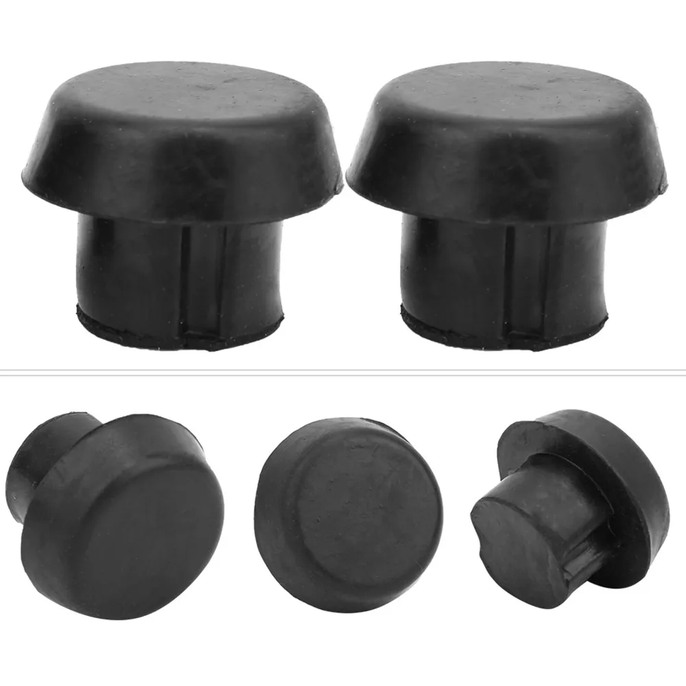 Tapones de goma negros para tacos de billar – Protectores de base y culata - imagen 4
