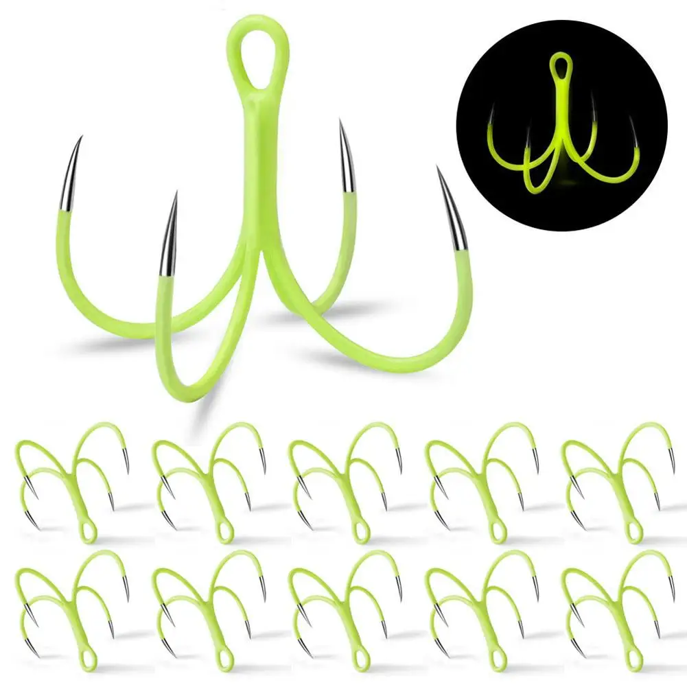Ganchos de anclaje reforzados cuádruples luminosos, 10 piezas, acero inoxidable, cuatro garras luminosas, ganchos de resistencia estándar 16 #/18 # - imagen 5