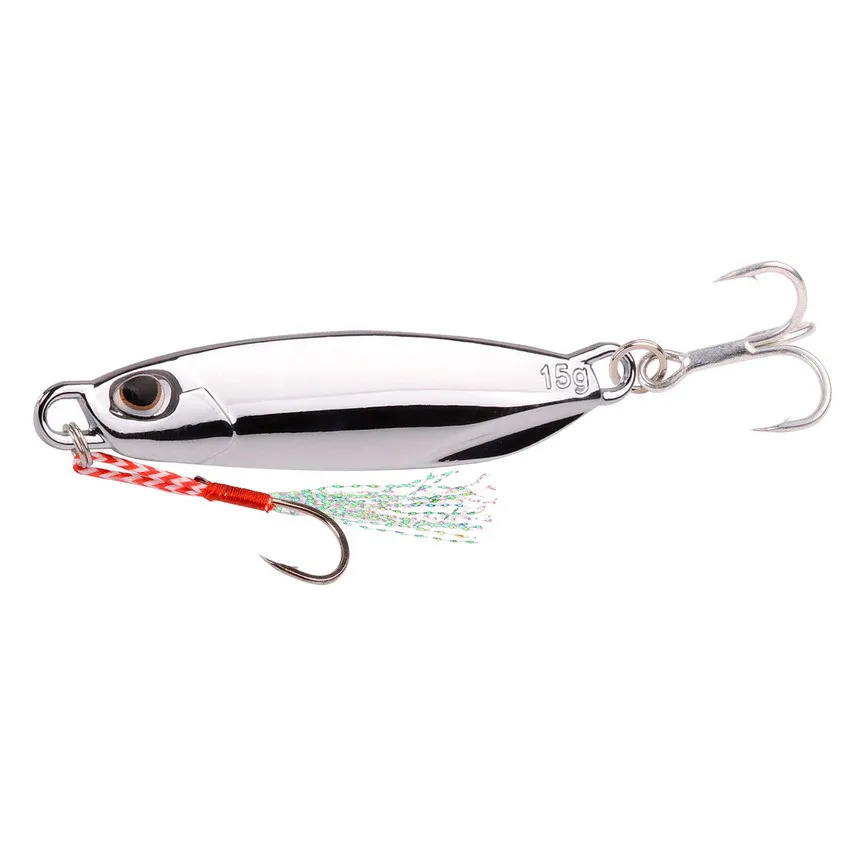 Cuchara metálica para lubina y caballa – Señuelo de pesca - imagen 5