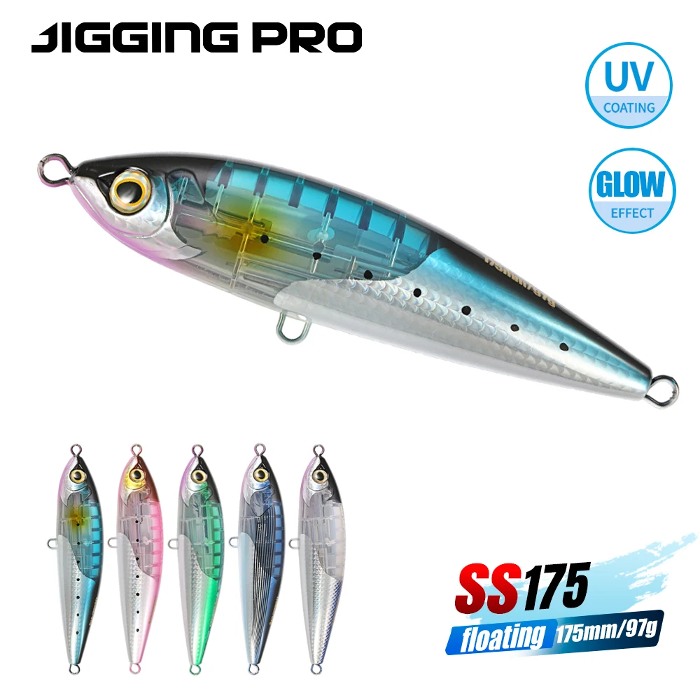 Jigging Pro SS175 señuelo de superficie UV para atún y GT - imagen 4