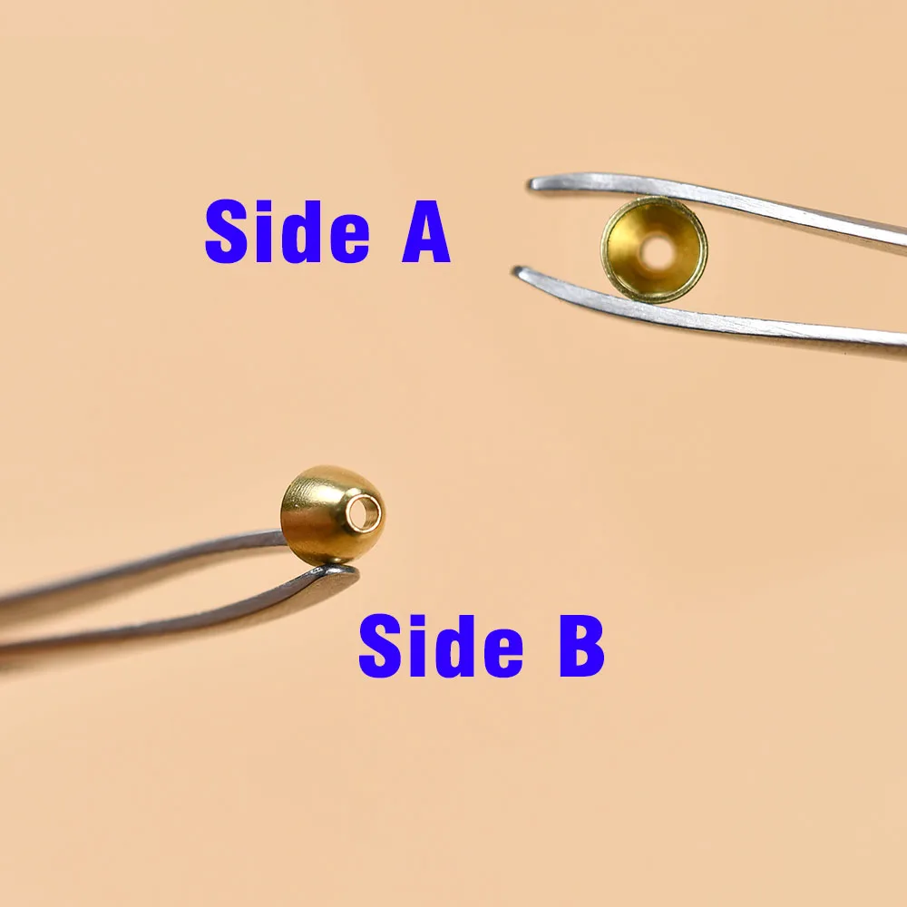 Bauer cuentas cónicas latón – Cabezas para mosca pesca - imagen 4