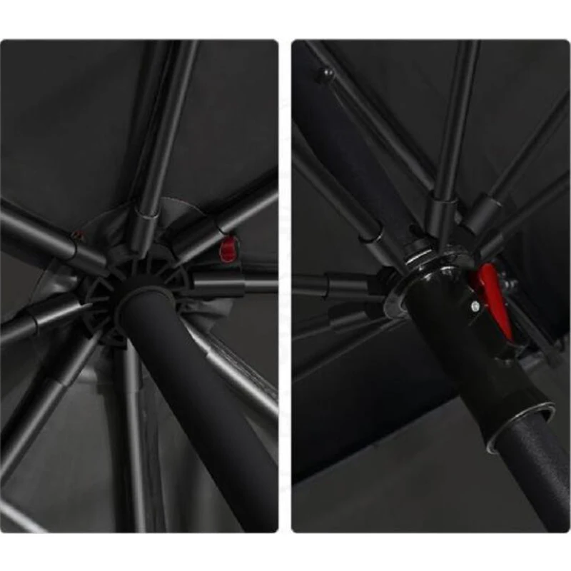 Paraguas de pesca de vinilo ajustable, sombrilla de protección UVv, antitormenta, para exteriores - imagen 5