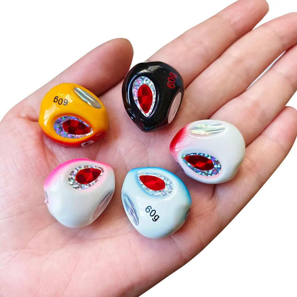 Tenya Slider Kabura – Jig Head con falda de goma para pesca profundo - imagen 5