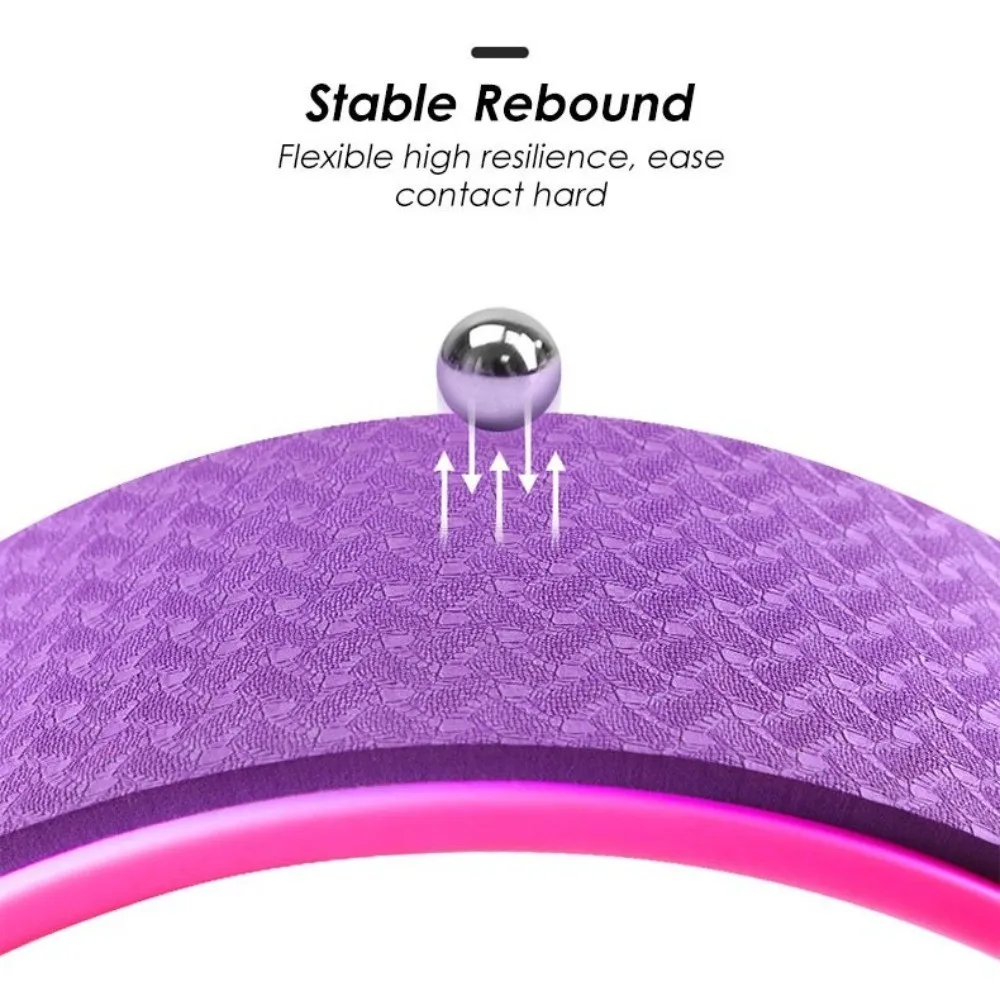 Rueda de Yoga para masaje muscular, entrenamiento de espalda, rodillo de entrenamiento de espalda multifuncional, herramienta de entrenamiento, anillo de Pilates para entrenamiento de cintura, gimnasio en casa - imagen 2