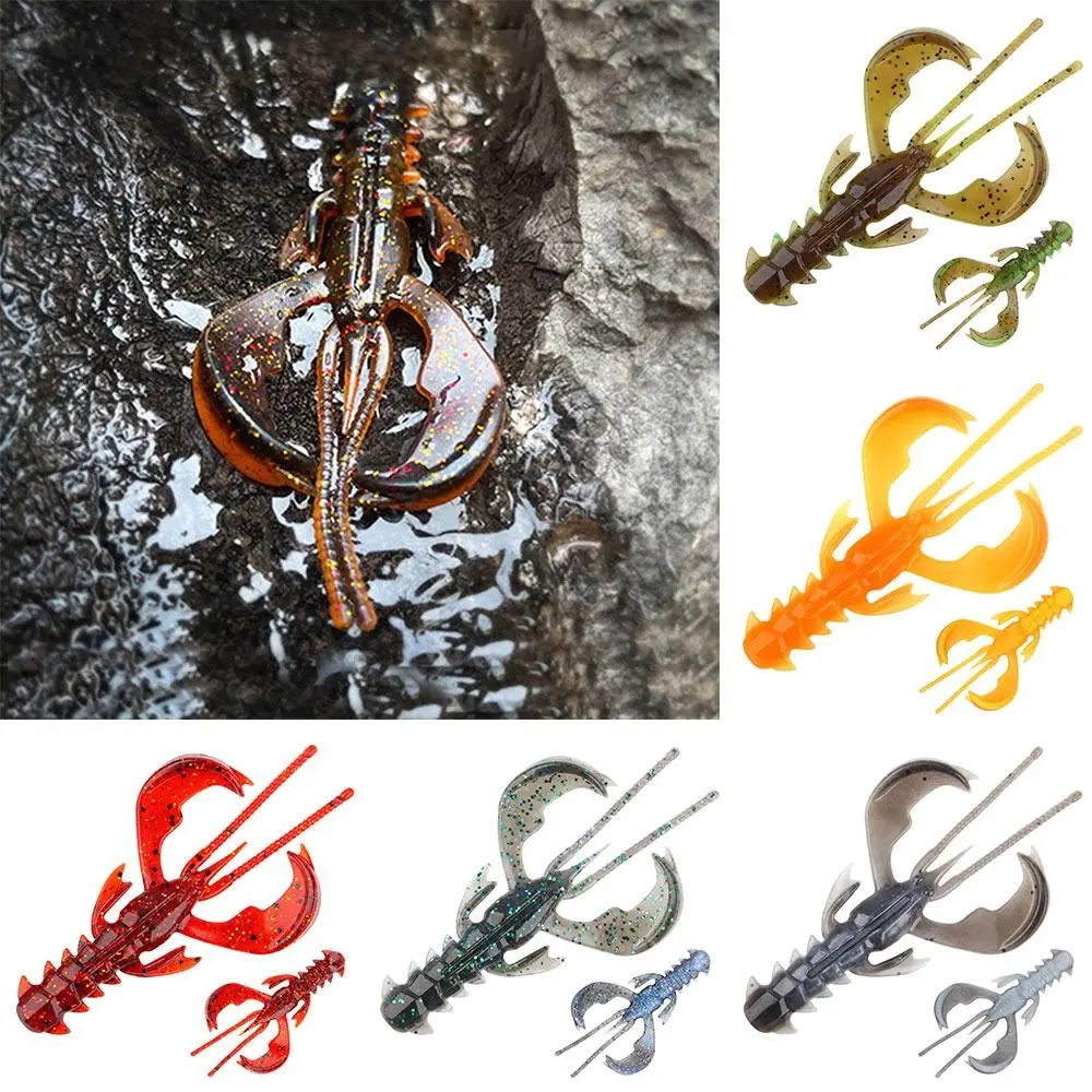 20 unids/caja Wobbler 4cm 0,9g cebos blandos UV señuelo de pesca flotante activo Horizontal suave TPR cebos artificiales de silicona pesca en el mar