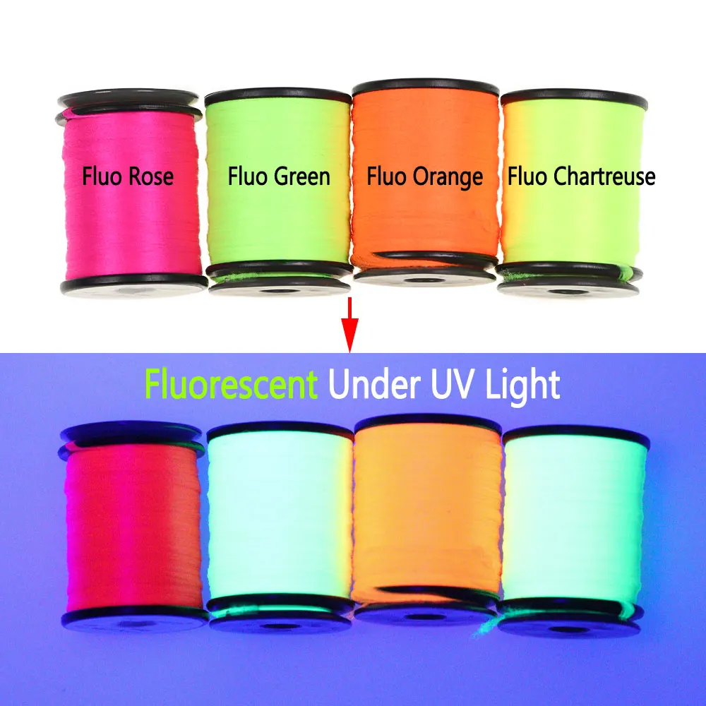 Bimoo-alambre de poste de alta visibilidad Para, Material de atado de moscas, hilo sintético flotante Para postes de paracaídas, ala dividida, moscas secas Adams, 20m - imagen 5