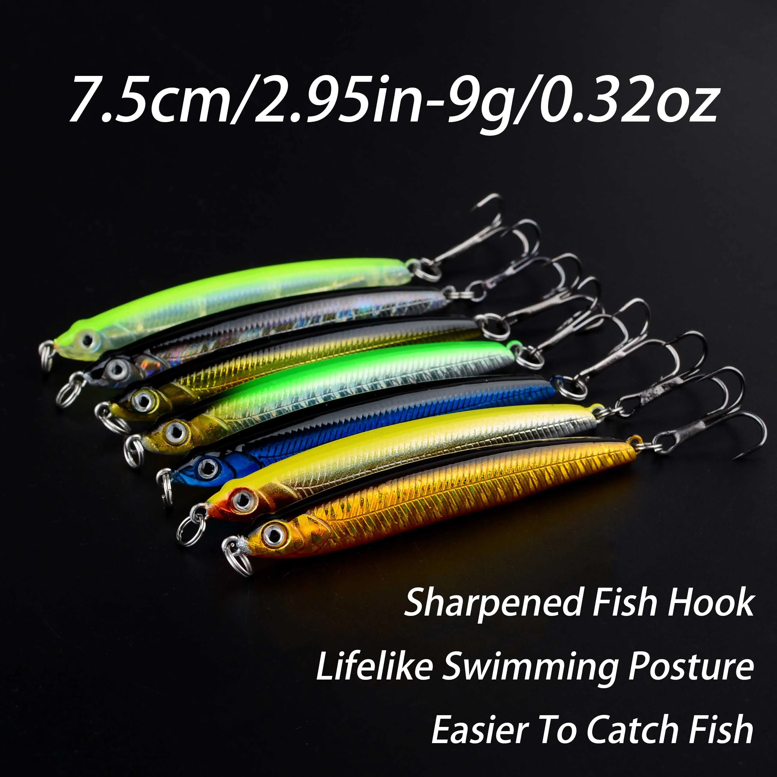 Thrill Stick tipo lápiz hundimiento para lucio shad minnow 10–15 g - imagen 5