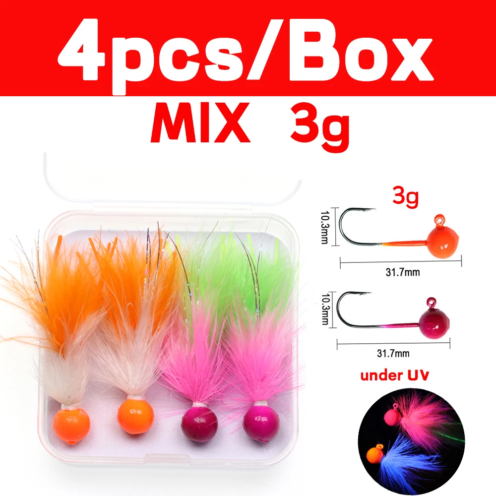 4pcs 3g Mix