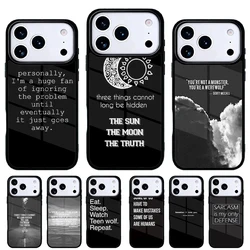Funda iPhone con frases de Teen Wolf – compatible hasta 17 Air