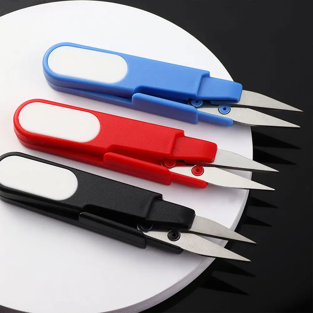 Herramientas de pesca de acero, accesorios, Cortador de hilo de pesca, tijeras de hilo de punto de cruz, tijeras de sedal, alicates de pesca con señuelo - imagen 5