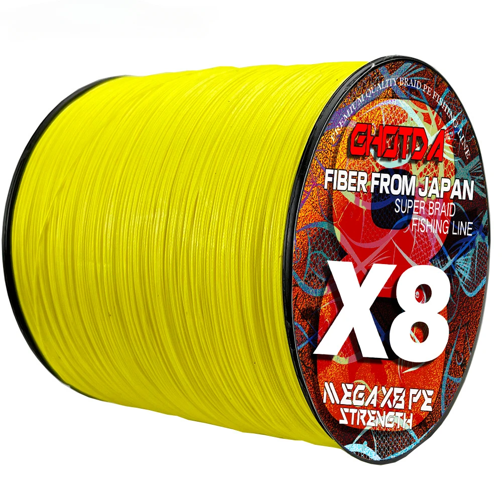 Señuelo Jigging PE línea suave 300m súper fuerte 12x 9x 8x hebras multifilamento trenzado líneas de pesca carpa 8,2-54,5 kg de alta densidad - imagen 5