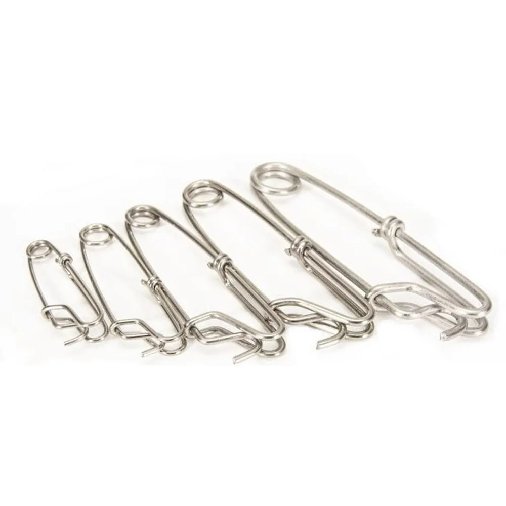 Clip giratorio acero inoxidable para pesca – Anticorrosión