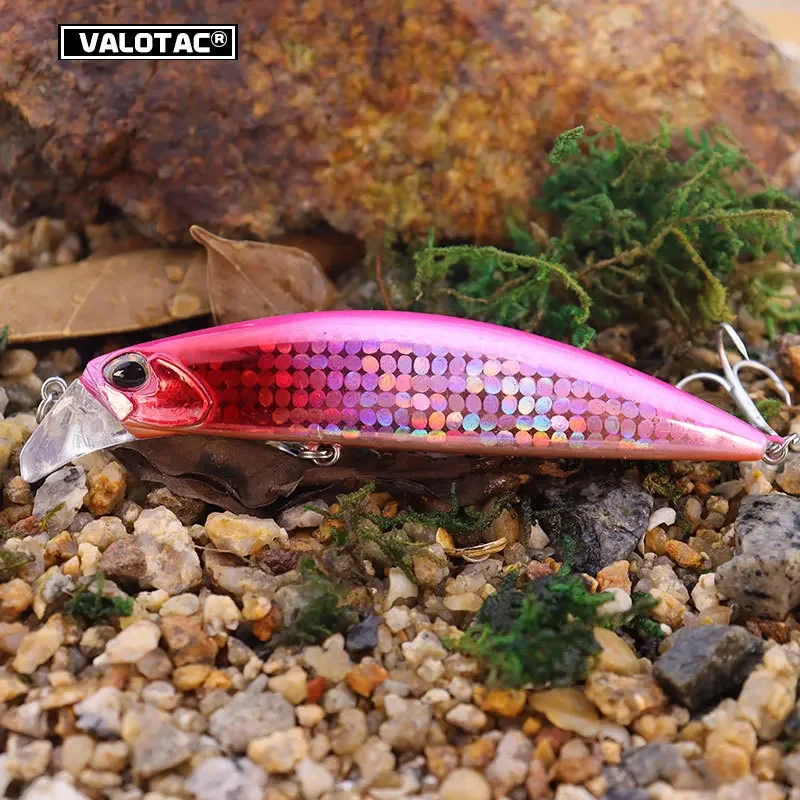 Señuelo de pesca minnow jerkbait, 30g, wobblers, sonido de sonajero, cebo falso de buceo poco profundo para pesca