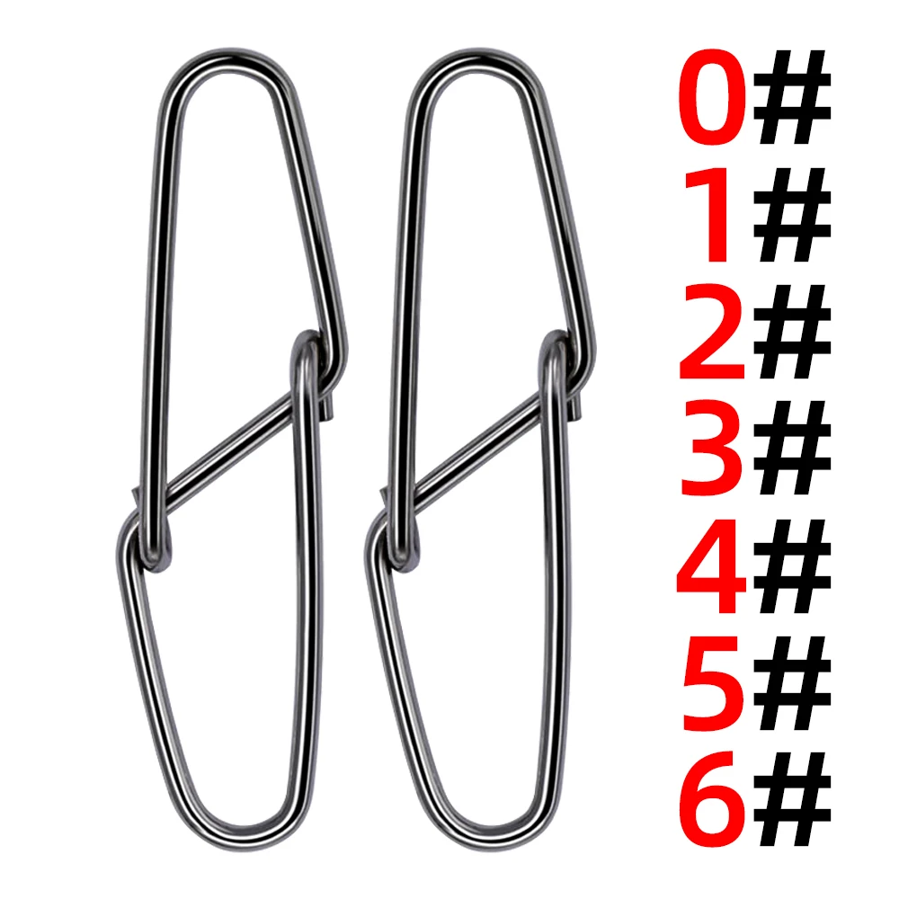 50 Uds. Pin de doble botón de diamante conector de acero inoxidable gancho anillo de conexión accesorios de pesca anillo de horóscopo conector de señuelo - imagen 2