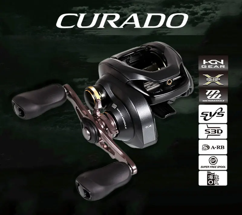 Vista general del carrete Shimano Curado 300K