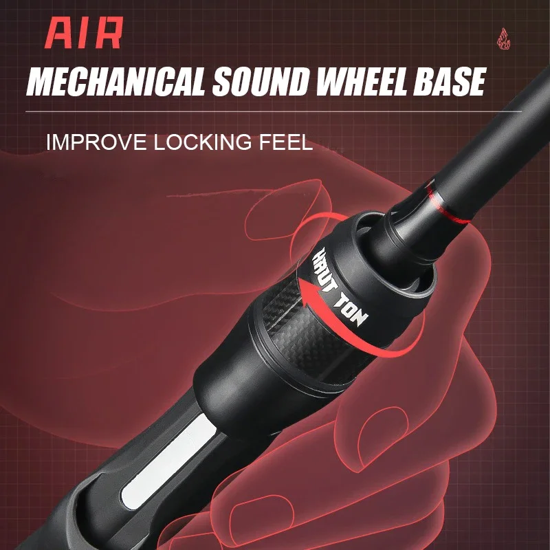 Caña de pescar giratoria de fundición, anillo Fuji de 1,68 m, 1,8 m, caña ultraligera de fibra de carbono, mango EVA de 2 secciones, peso de señuelo de 3-15g - imagen 4