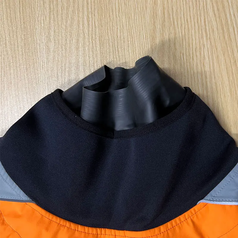 Sello de cuello de látex de fuelle, impermeable, elástico, para Kayak, traje seco, junta de reparación superior, sello de repuesto de látex impermeable recortable - imagen 5