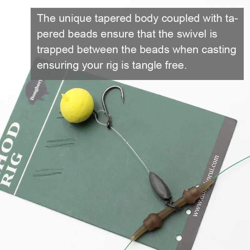 Accesorios de pesca de carpa, sistema Heli Chod, aparejo de helicóptero para pelo de carpa, Terminal de pesca de carpa, equipo de aparejos alimentador, 1 paquete - imagen 5