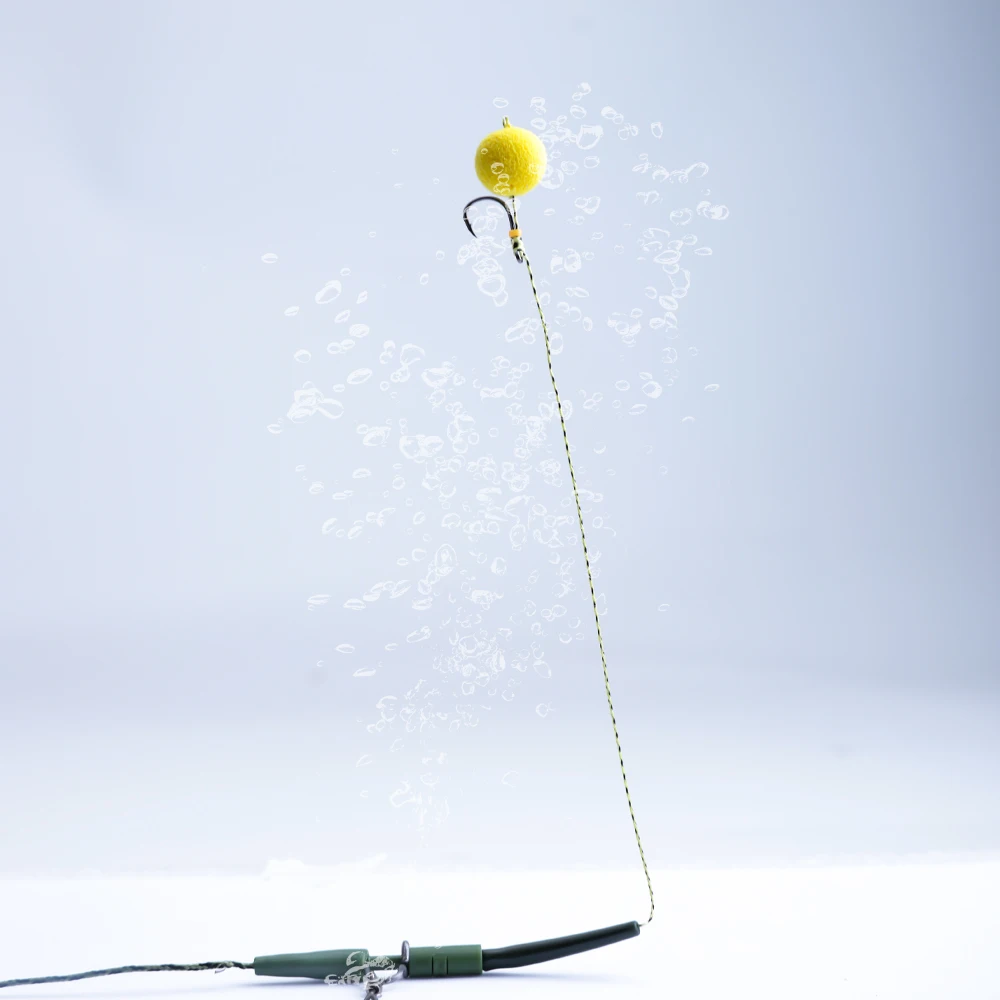 FTK 68cm/26.77in Carp Hooks Hair Rigs With Braid Line Leader Europe Feeder Group Carp Fishing Accessories - imagen 4