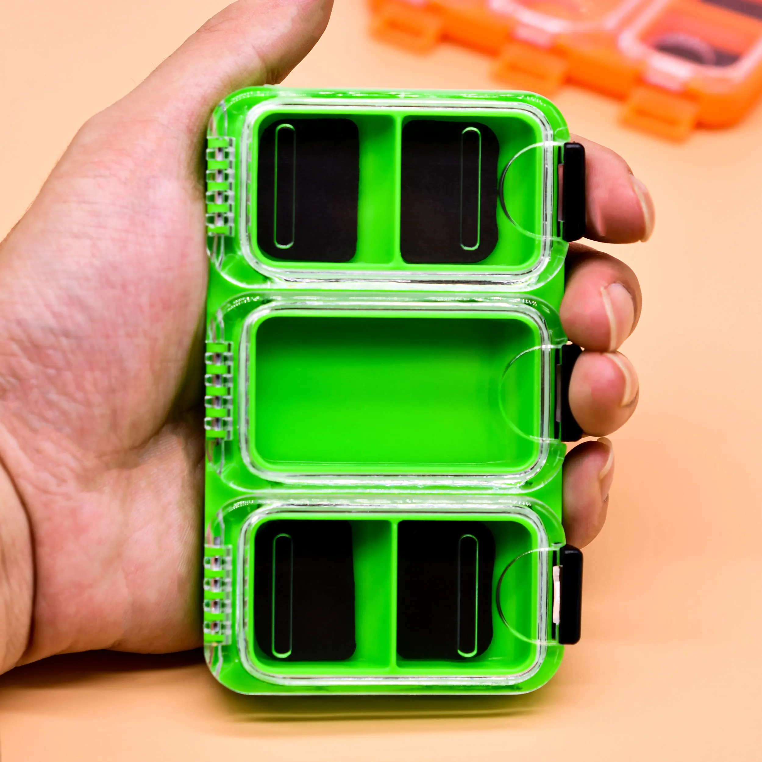 Organizador de señuelos MNFT – Múltiples compartimentos, portátil - imagen 2