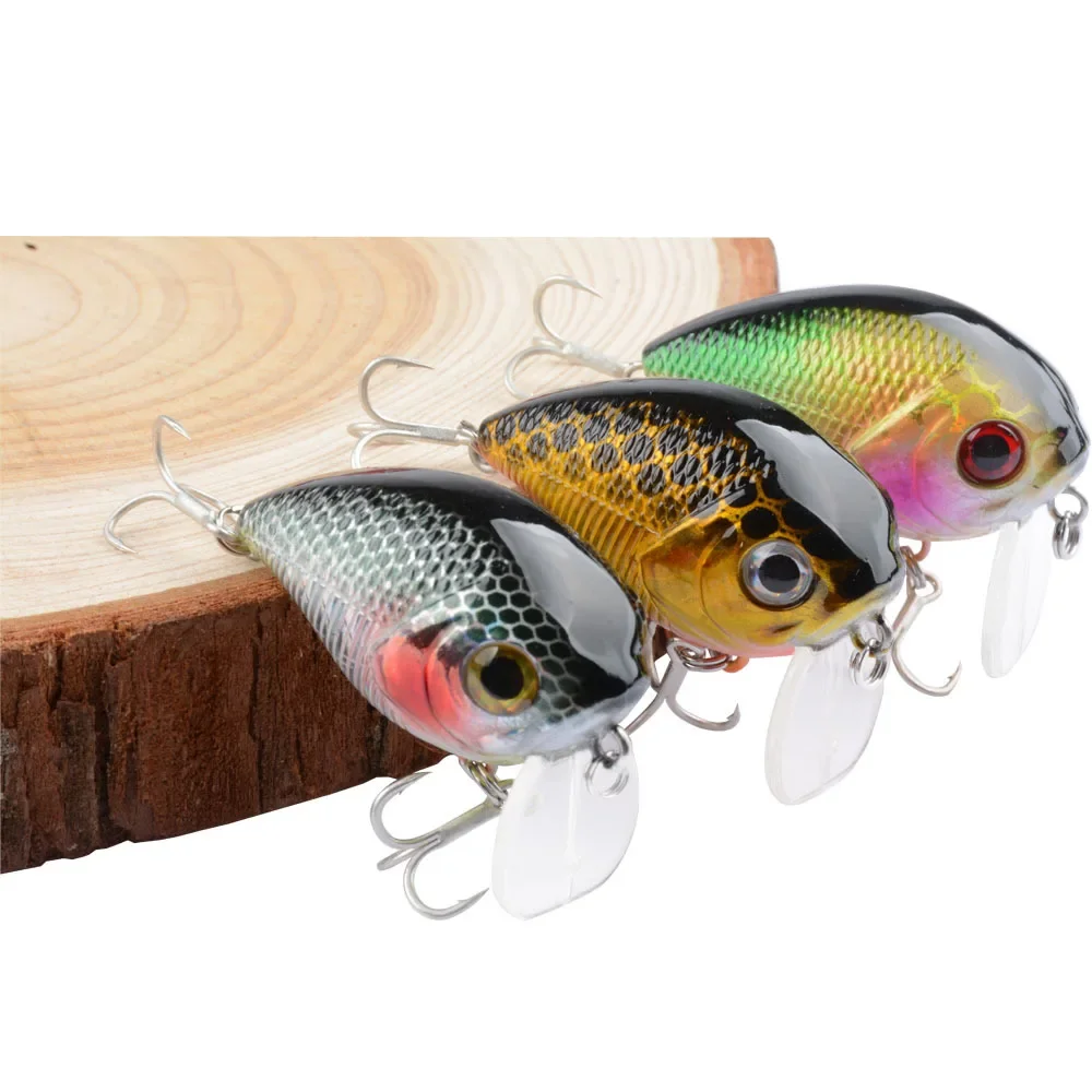 Luya-Cebo flotante de 4,4 cm/6,0G, cebo duro de ruido, pico de deformación, equipo de pesca en el mar - imagen 3