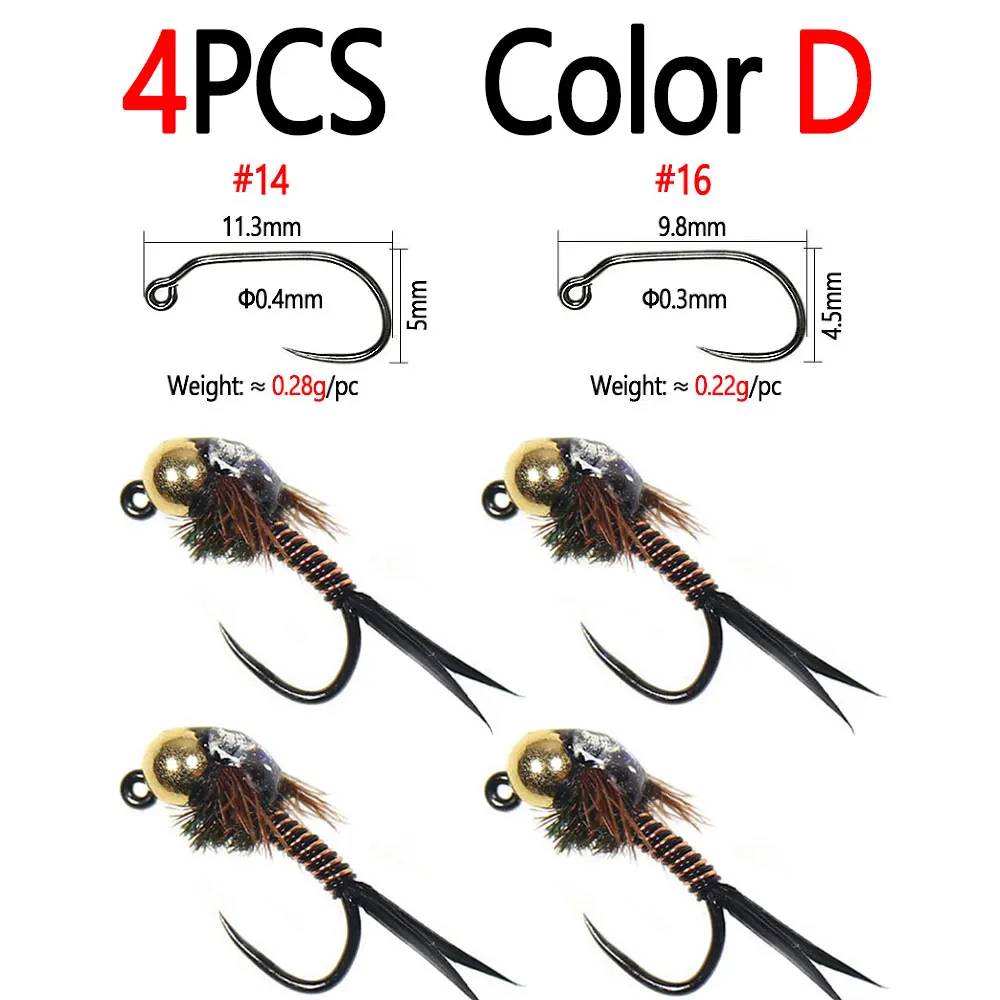 4pcs Color D