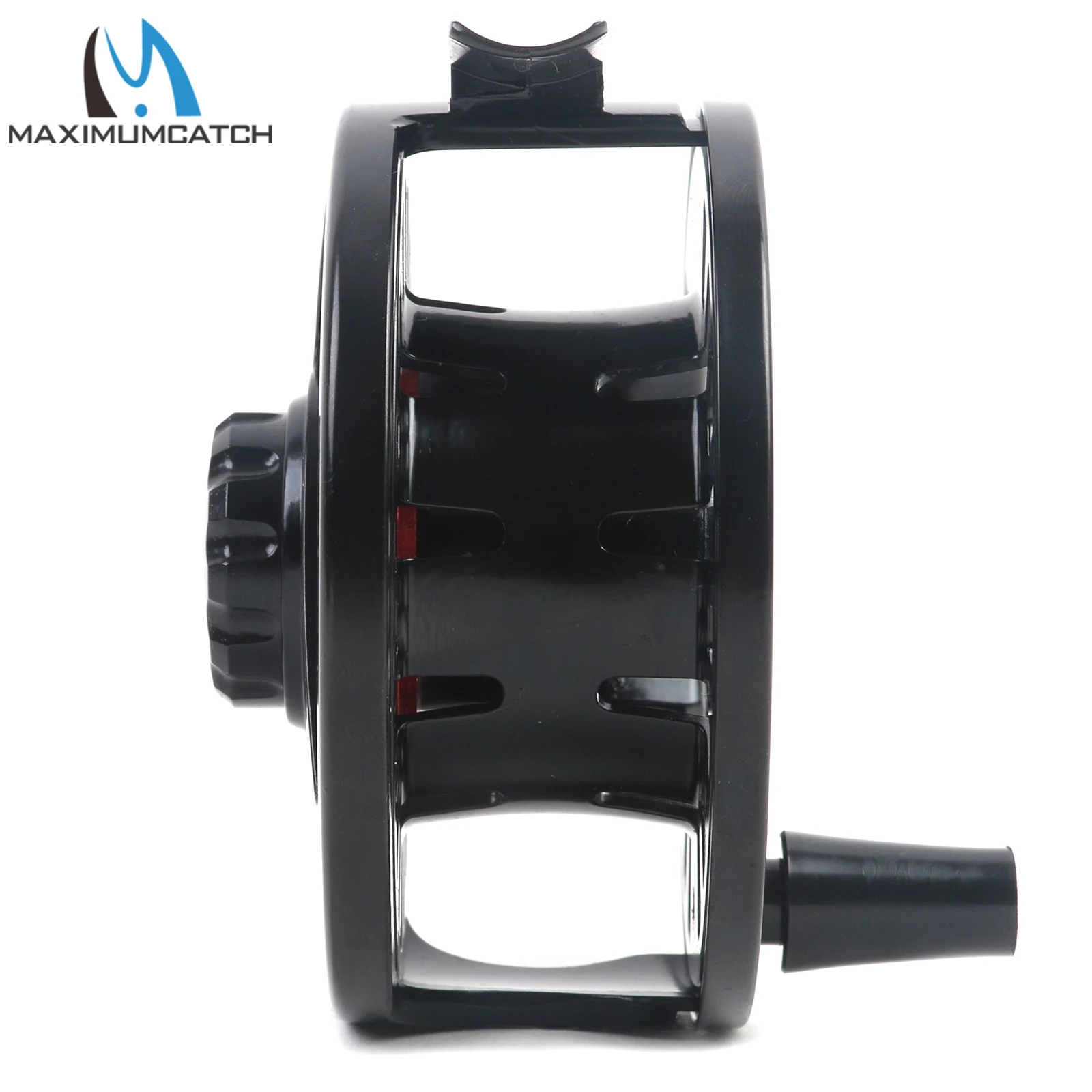 Carrete de pesca con mosca de aluminio fundido a presión Maximumcatch TINO 3-8WT negro, mano derecha izquierda recuperar carrete de mosca de árbol grande para agua dulce - imagen 5