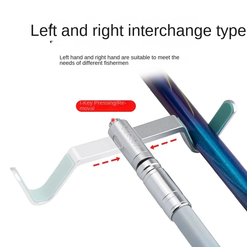 LINNHUE-cabeza de soporte de objeto grande, rebota automáticamente, pliegues frontales, cabeza de garra, antideslizante, estante para caña de pescar, accesorios pequeños - imagen 4