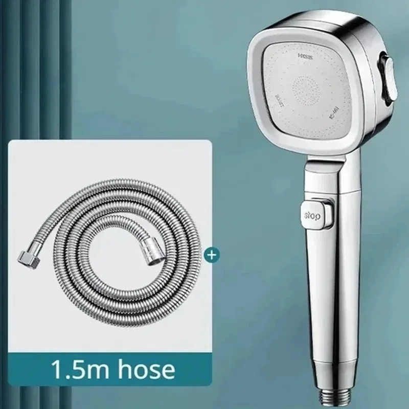 Silver with hose