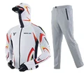 white gray pants