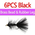 6pcs Br Ru Black