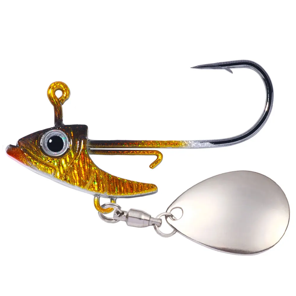 Anzuelos Jig Head con lentejuelas - 8,8g 11,5g 14,7g para vinilo - imagen 5
