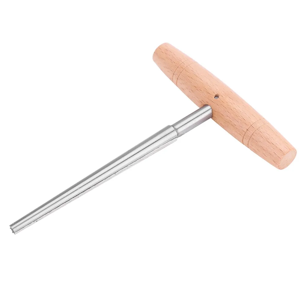 ​ Herramienta de broca de pasador de extremo de correa ​ ​ Escariador de agujeros para clavijas de uñas de cola de guitarra ​   Escariador de orificios de clavija para herramienta de instrumento de cuerda ​   Escariador de orificios de pasador final - imagen 3