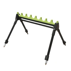 Soporte portátil para caña de pescar para 8 cañas, estante para caña de pescar al aire libre, soporte para caña de pescar