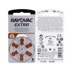 Baterías Rayovac Extra 312A para audífono – Zinc-aire larga duración