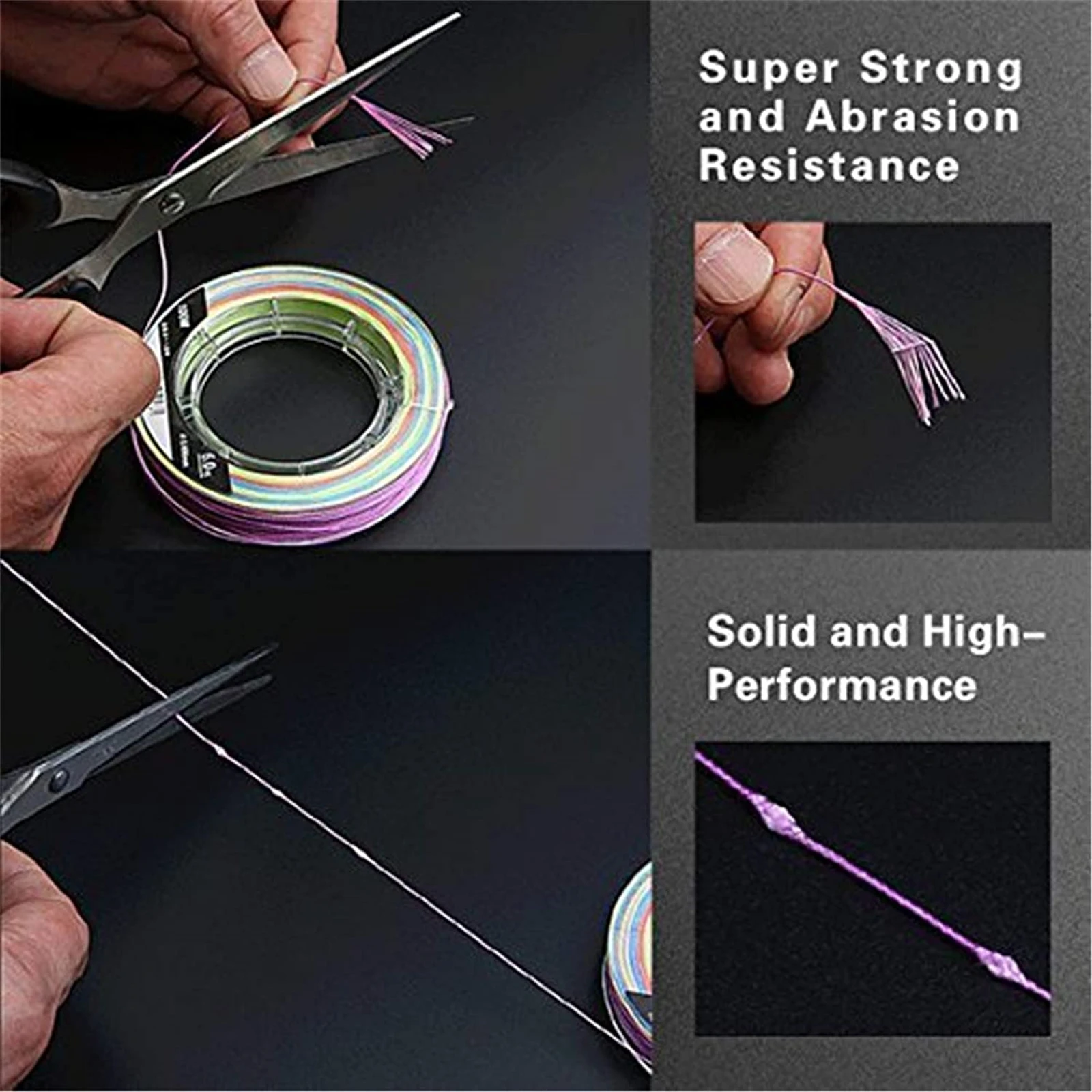 KastKing marca 150M 300M 500M 1000M PE trenzado línea de pesca de 4 hilos 12-50LB multifilamento para pesca de carpas - imagen 3