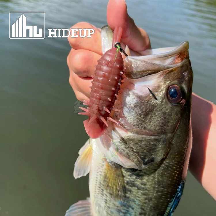 HIDEUP rana erizo de mar COIKE POPPER FROG Biwako agua rasante cebo suave onda gatear palabra perro - imagen 2