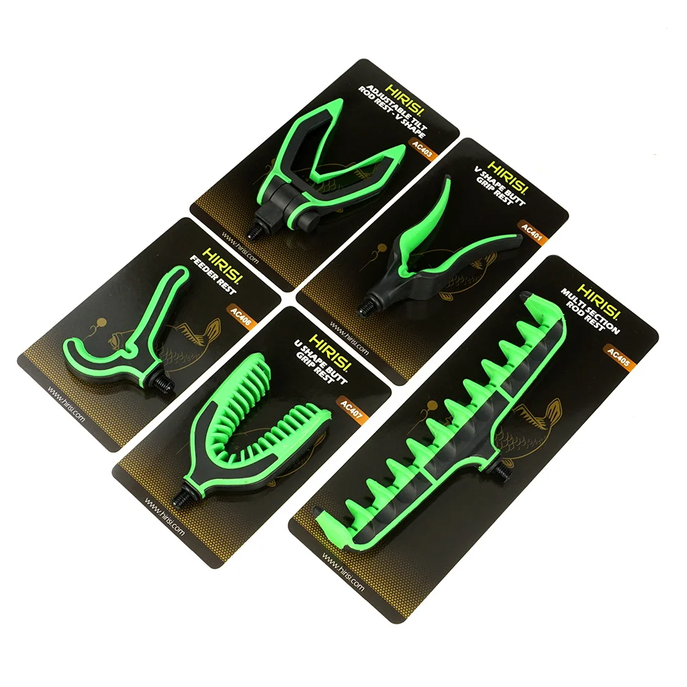 Hirisi, 1 Uds., cabezal de descanso para caña de pescar de carpa para palos de banco de pesca, barra de zumbido, alimentador, cabezal de apoyo para caña, accesorios de pesca - imagen 5