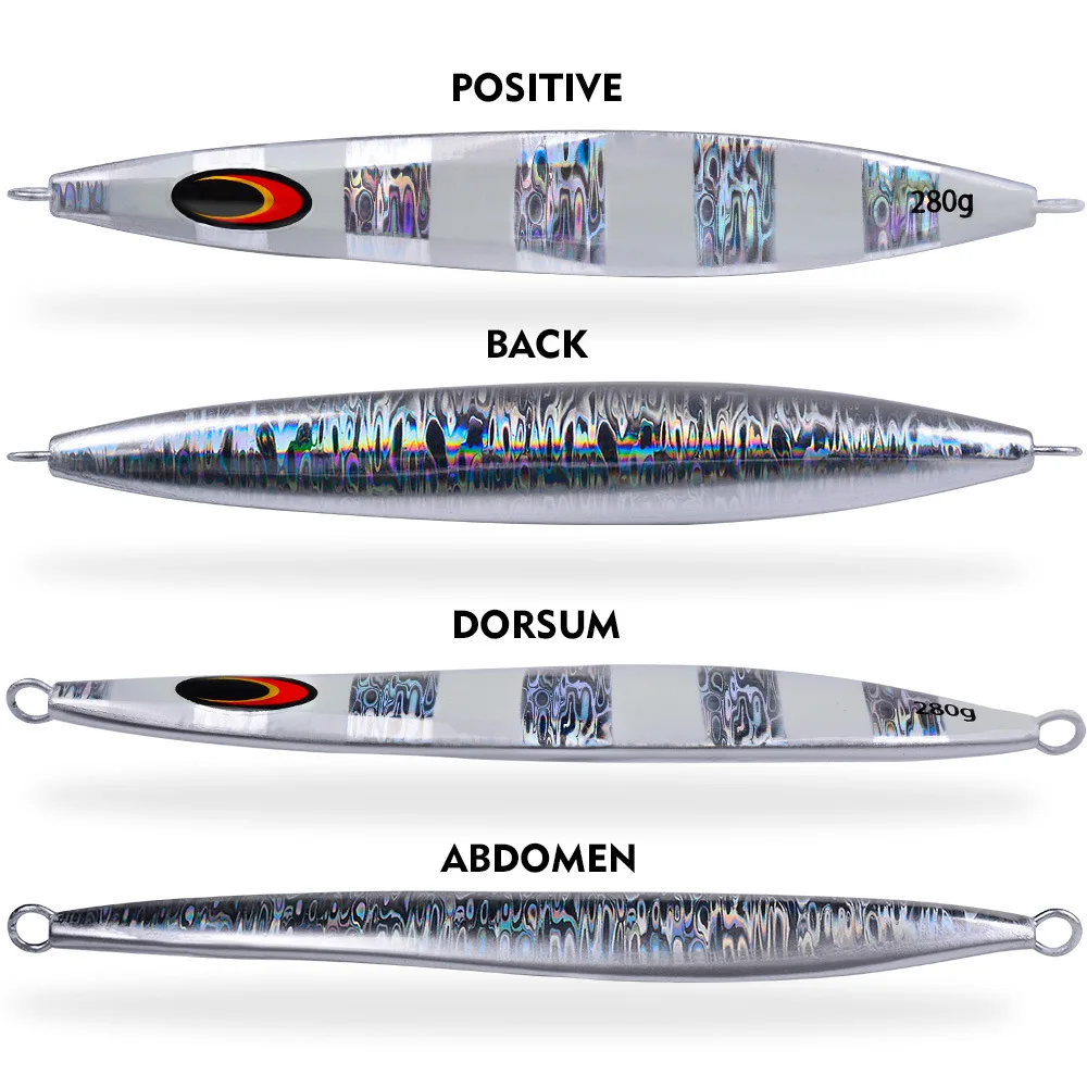 Jig metálico FTK – Señuelo slow jigging con efecto luminoso - imagen 4