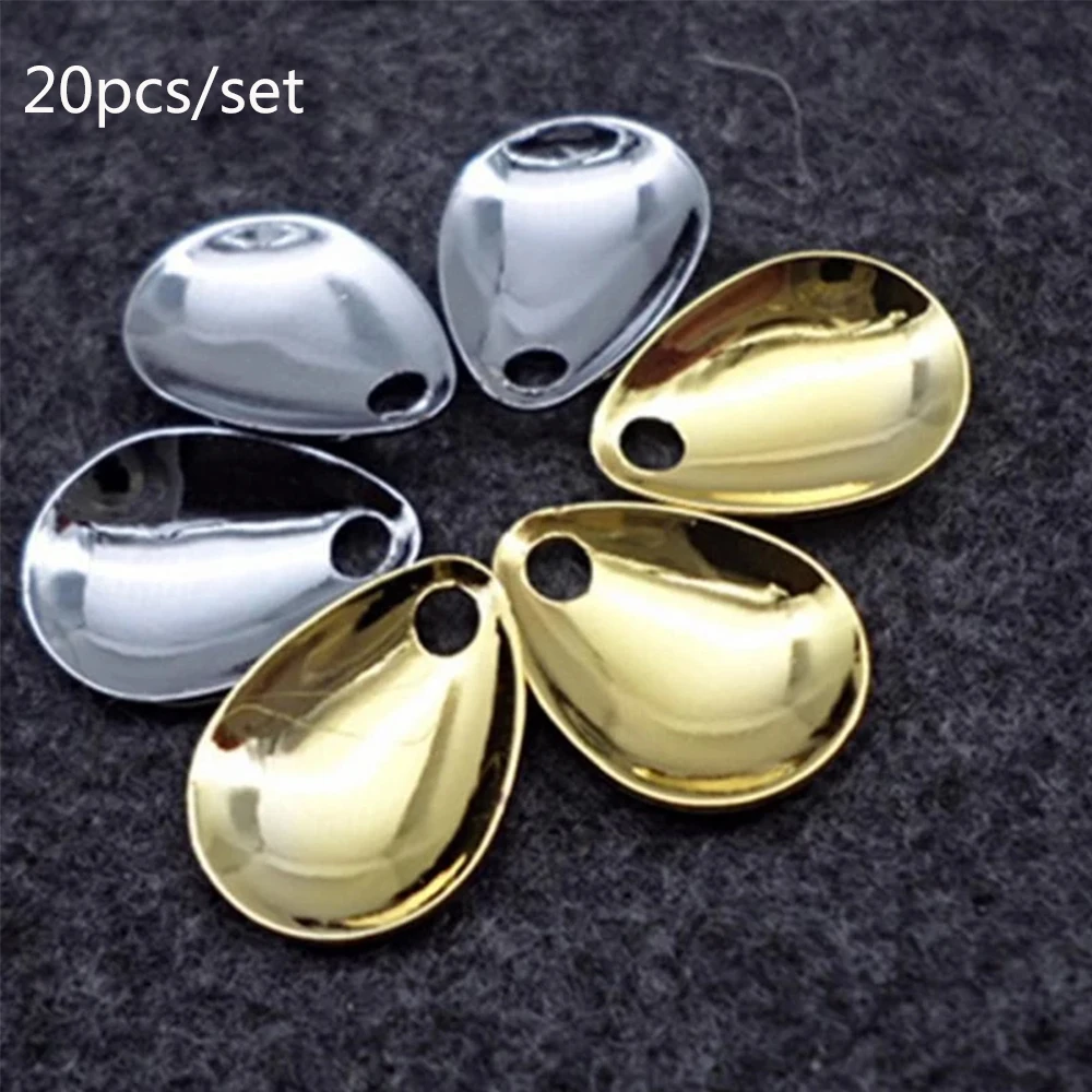 Anillos giratorios con cuchillas y cucharas de níquel lisas señuelo - imagen 2