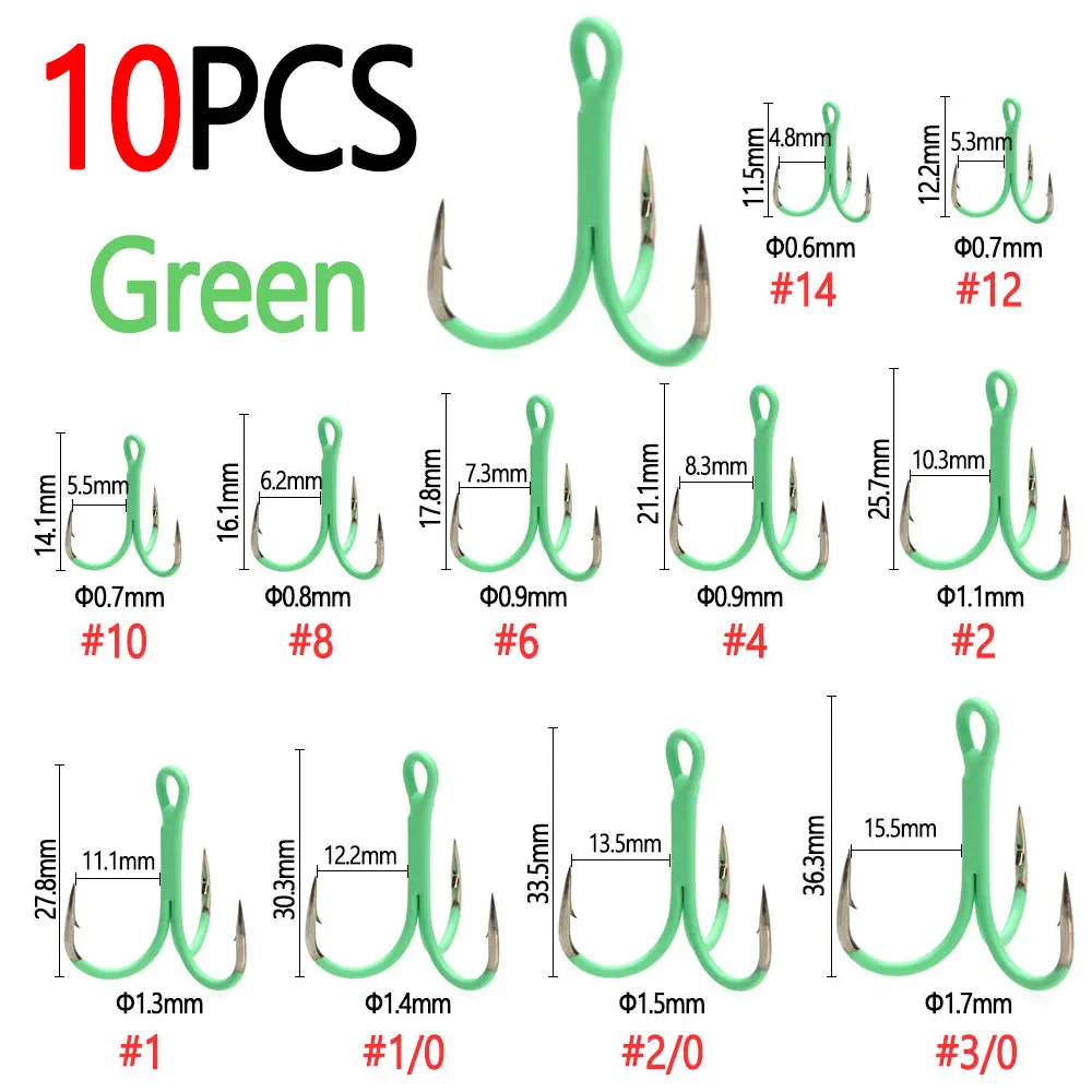10pcs Lumo Green