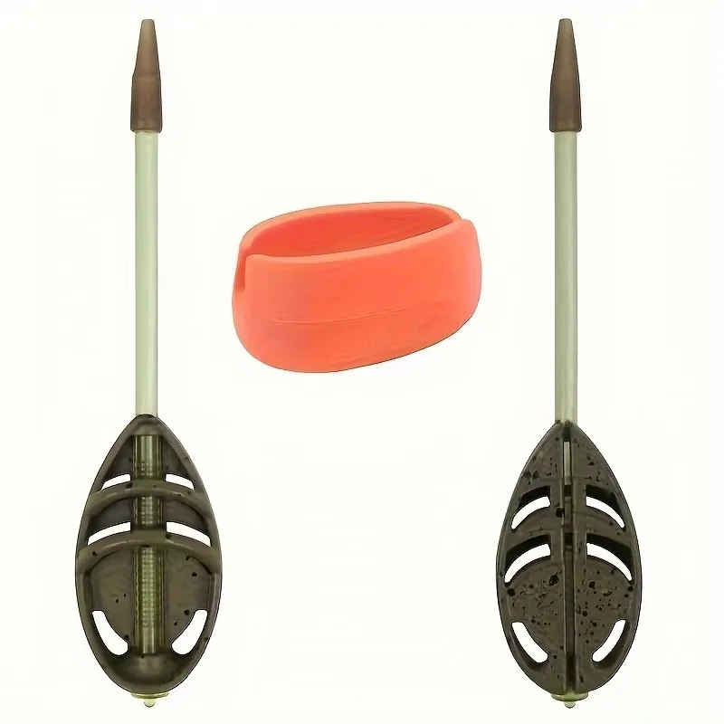 Alimentador de método para carpa con jaula de cebo y molde