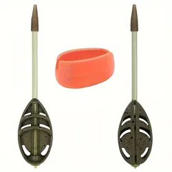 Alimentador de método para carpa con jaula de cebo y molde
