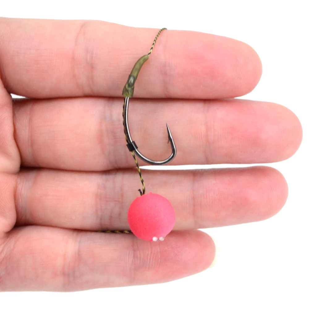 20 piezas-accesorios de pesca de carpa, mangas antienredos, alineador, Terminal de pesca, aparejos de goma - imagen 2