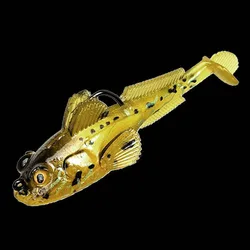 1/3/6 Uds Goby señuelo Jig gusano Wobbler señuelo de Pesca 7,5 cm 18g cebo suave de silicona para Lucio Shad Swimbait Pesca