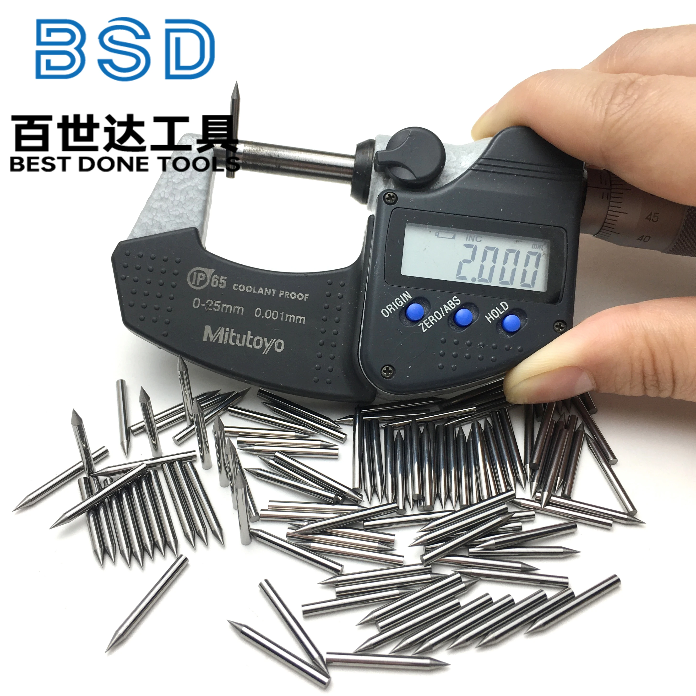 5 uds varillas afiladas de carburo, agujas de carburo para marcar azulejos y vidrio 2*20mm - imagen 5