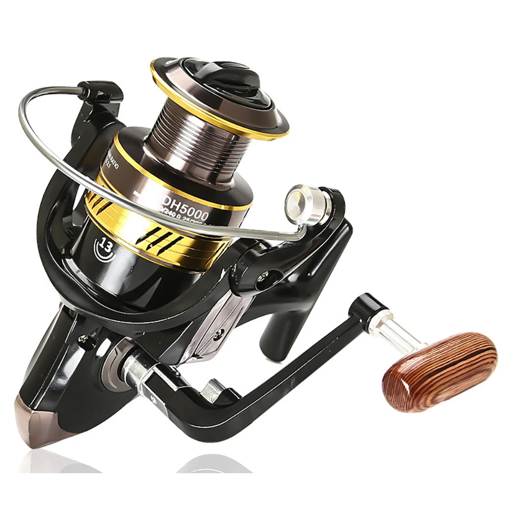 GHOTDA-carrete de pesca unidireccional de alta sensibilidad, sistema de freno delantero, carrete giratorio de carpa, carrete de Metal, accesorios de herramientas de pesca - imagen 5